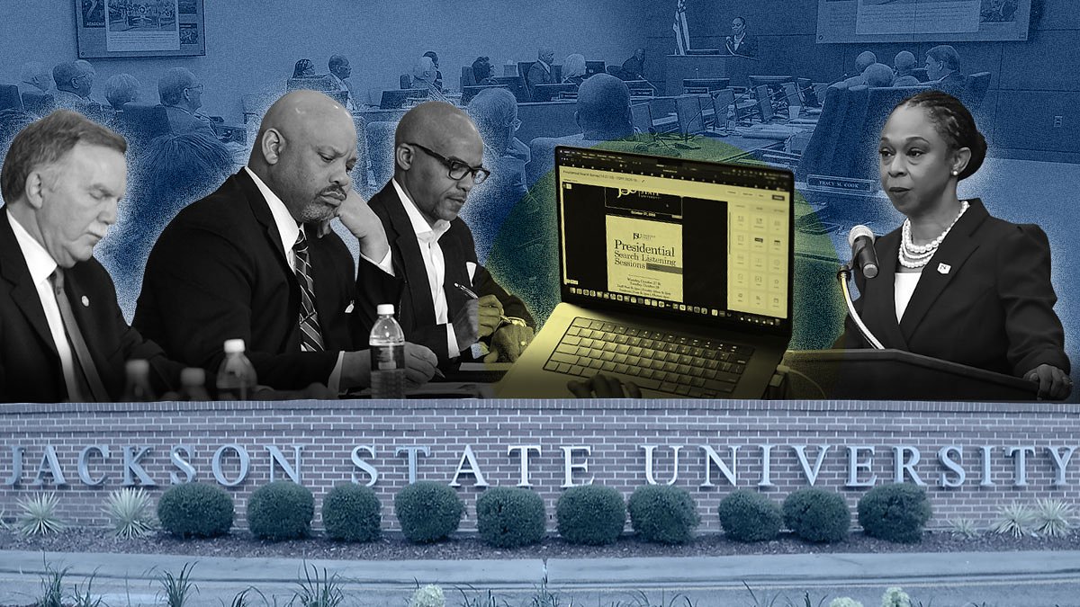 A 'cloak of secrecy’: College board stays tight-lipped over JSU president search