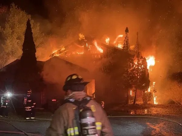 Leverett home destroyed in late-night blaze