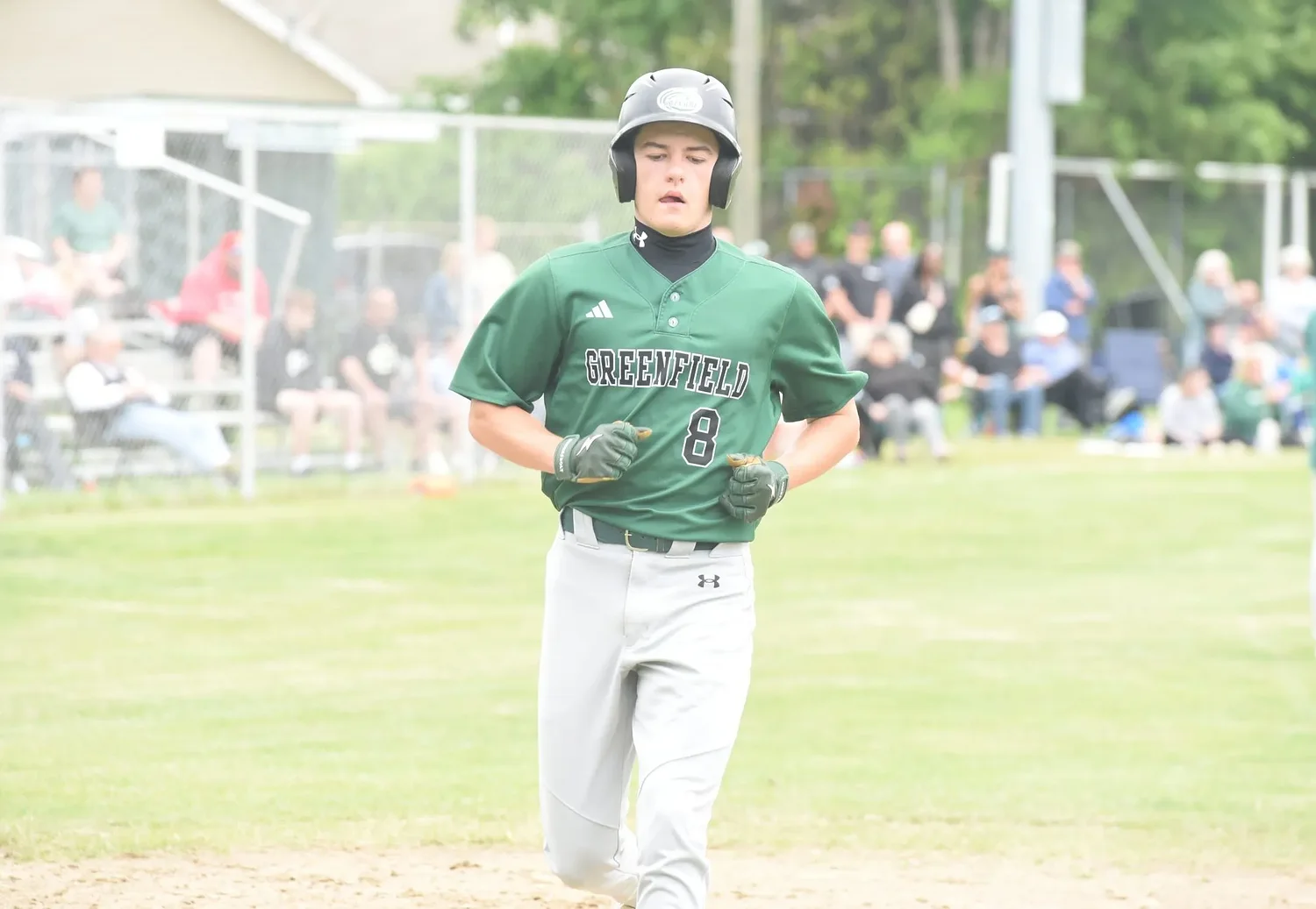 MIAA baseball: Bodie Burke, Conner Bergeron lead Greenfield to 7-0 victory over Bartlett