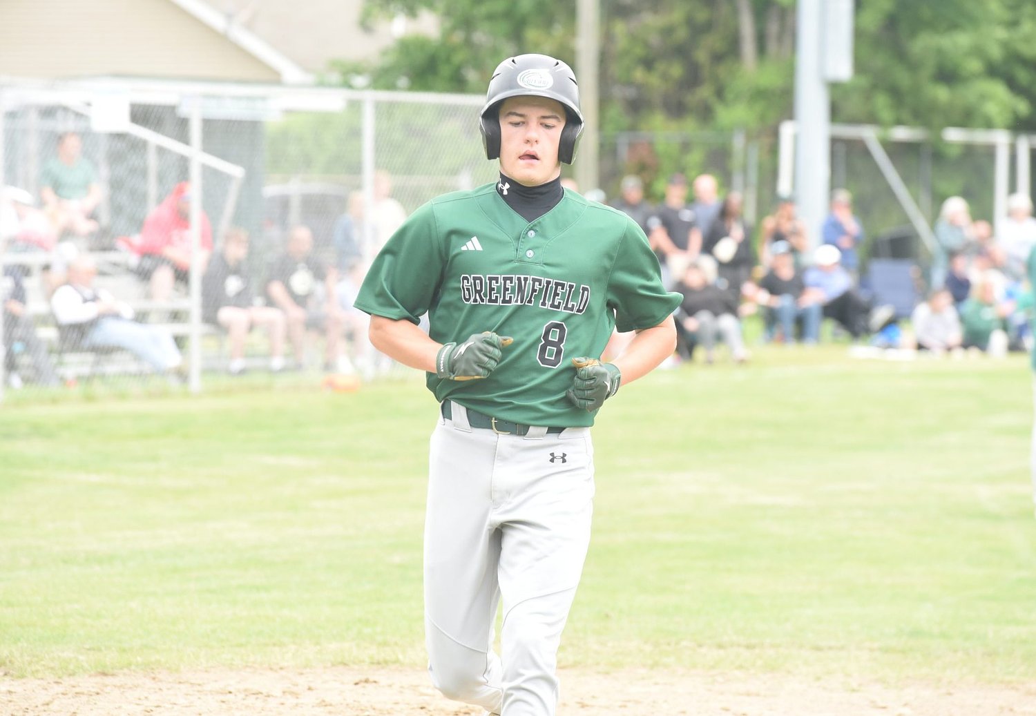 MIAA baseball: Bodie Burke, Conner Bergeron lead Greenfield to 7-0 victory over Bartlett