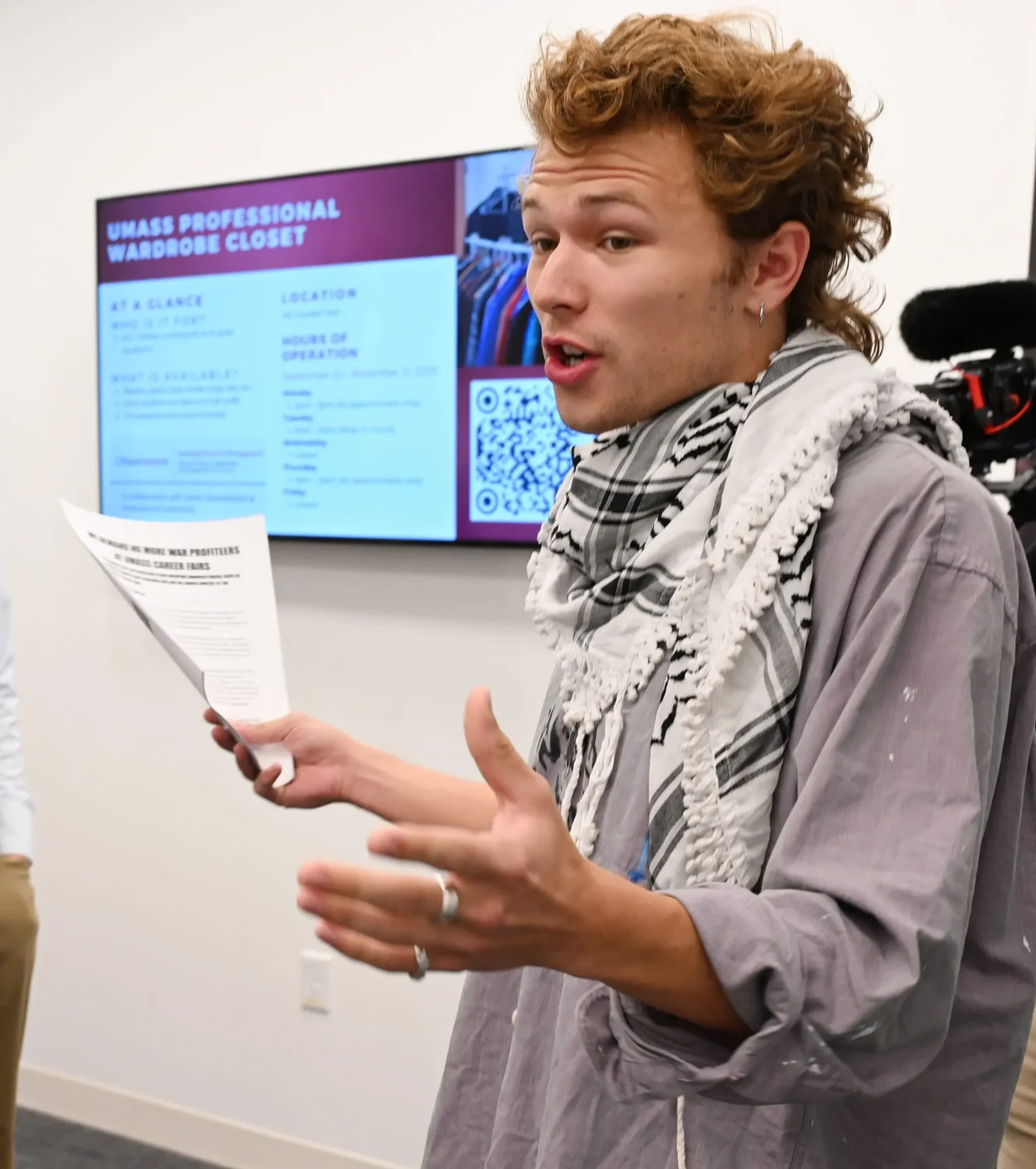 UMass student sues over suspension stemming from Students for Justice in Palestine protest
