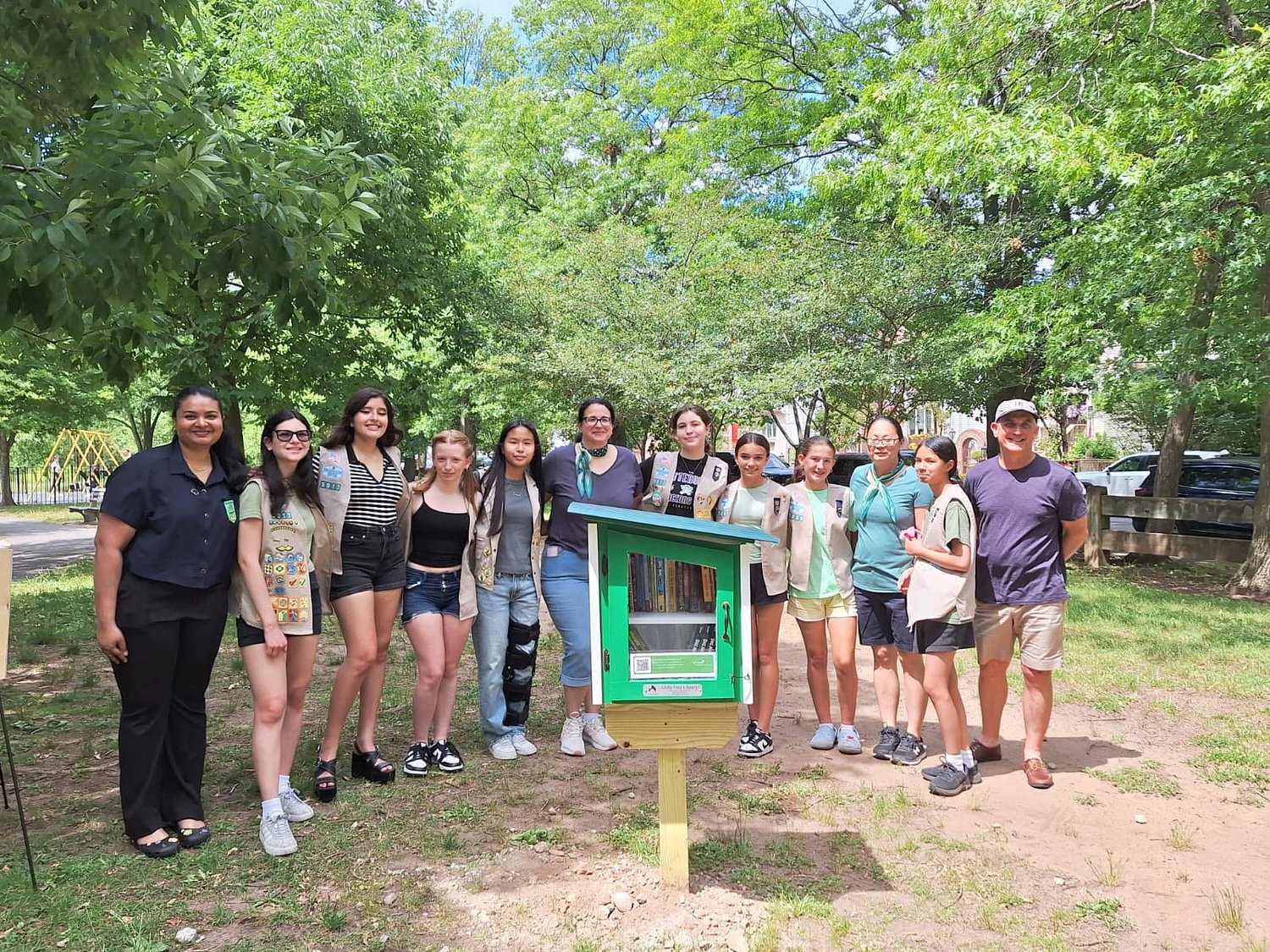 This Girl Scout project is bringing free children’s books to a Staten Island neighborhood