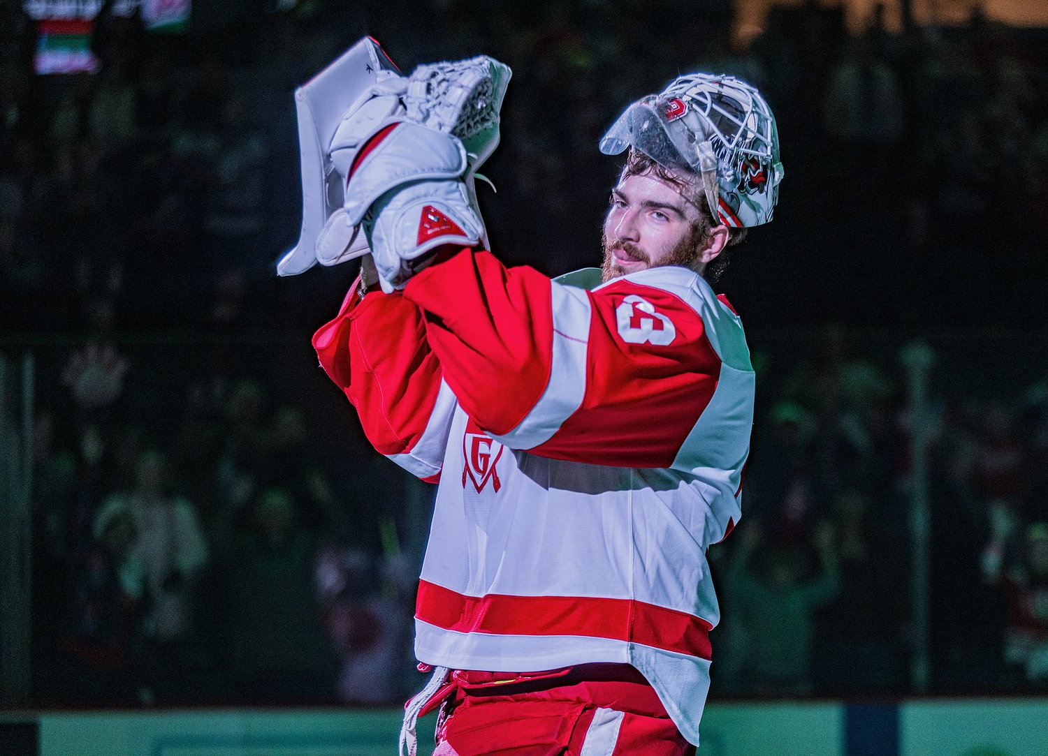 Red Wings deal Sebastian Cossa to Utah for 23rd pick, select LW J.P. Hurlbert