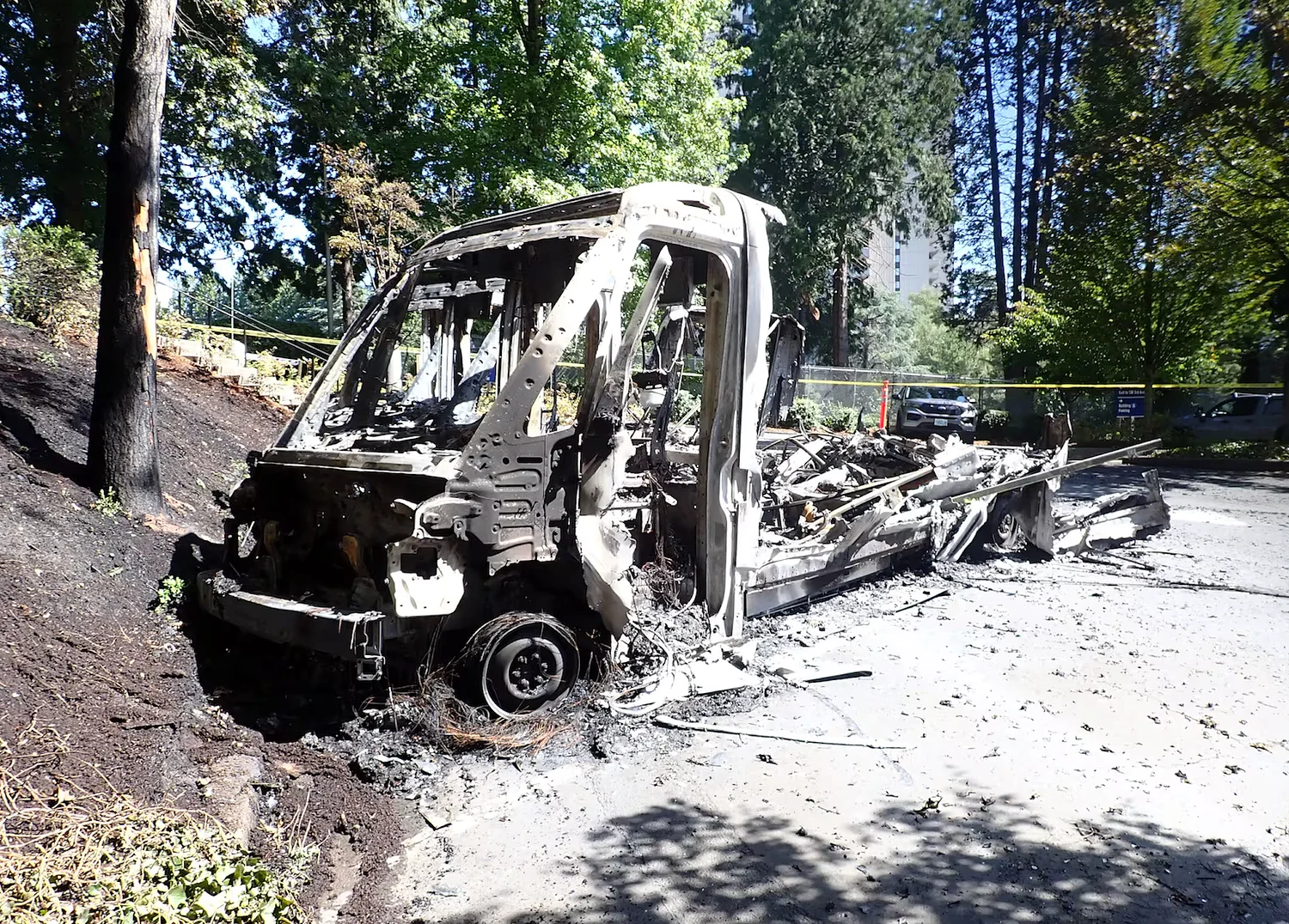 Good Morning, News: Amazon Delivery Vans Aflame, Blazers Have a New Coach, and Trump’s Pool Crash Out Continues. By Taylor Griggs.