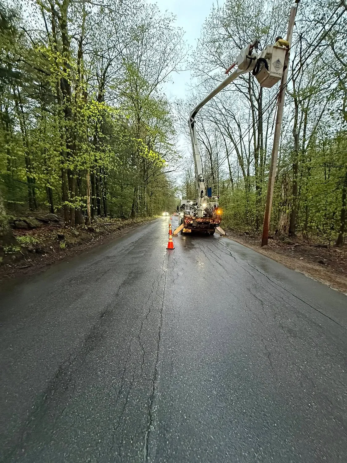 Wilton fire officials respond to falling trees causing outages