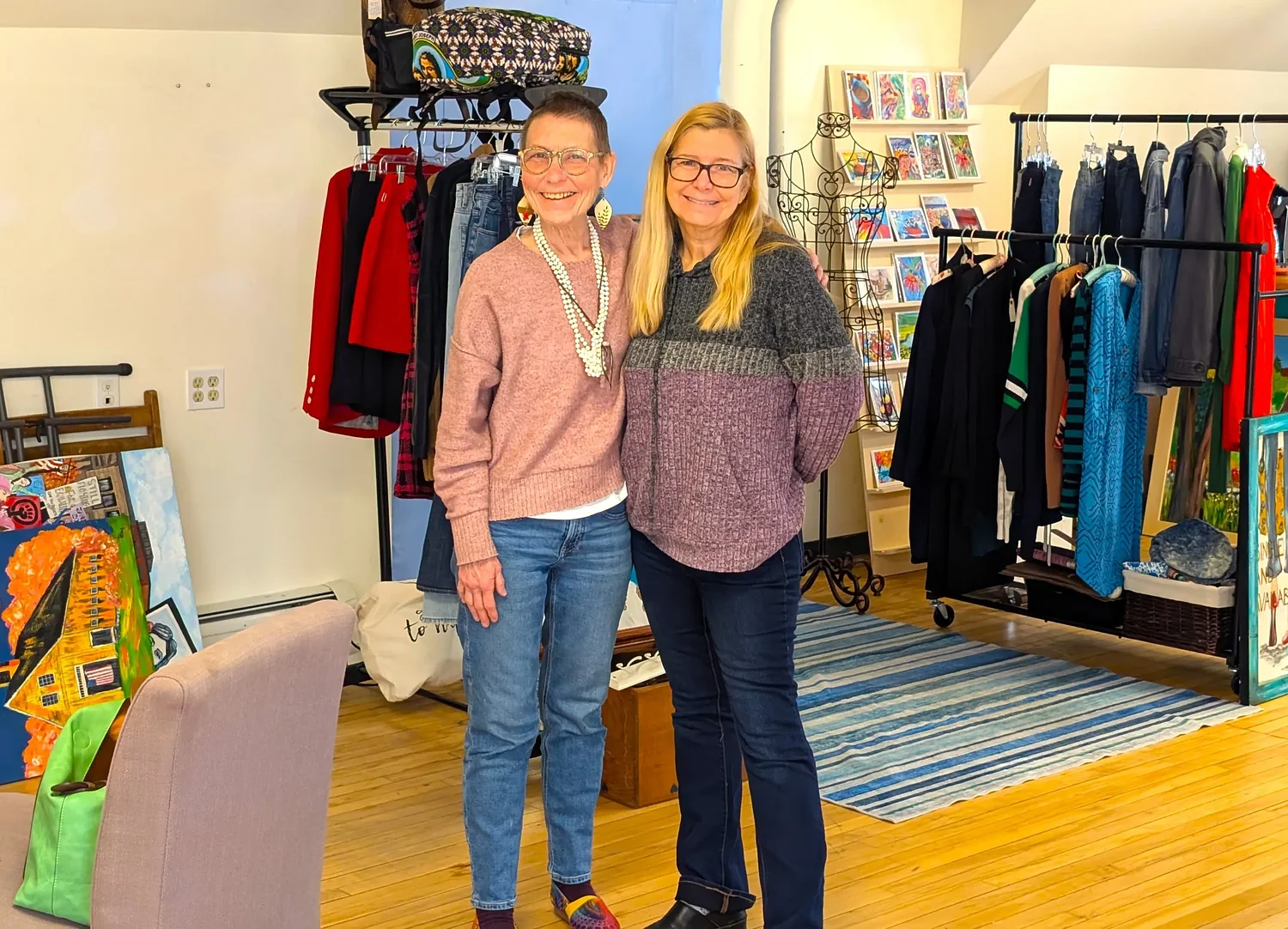 Dancing Wind Studio and Smiles Glass Art at new Antrim location