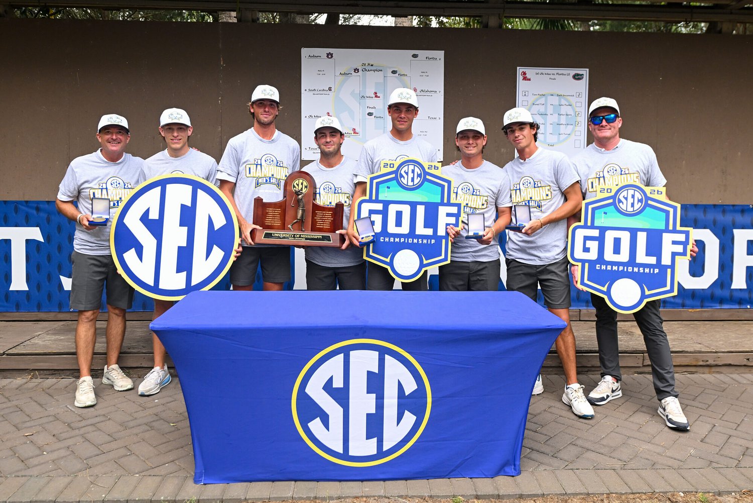 No La Sasso, no problem: Ole Miss defeats Florida for SEC men's golf title