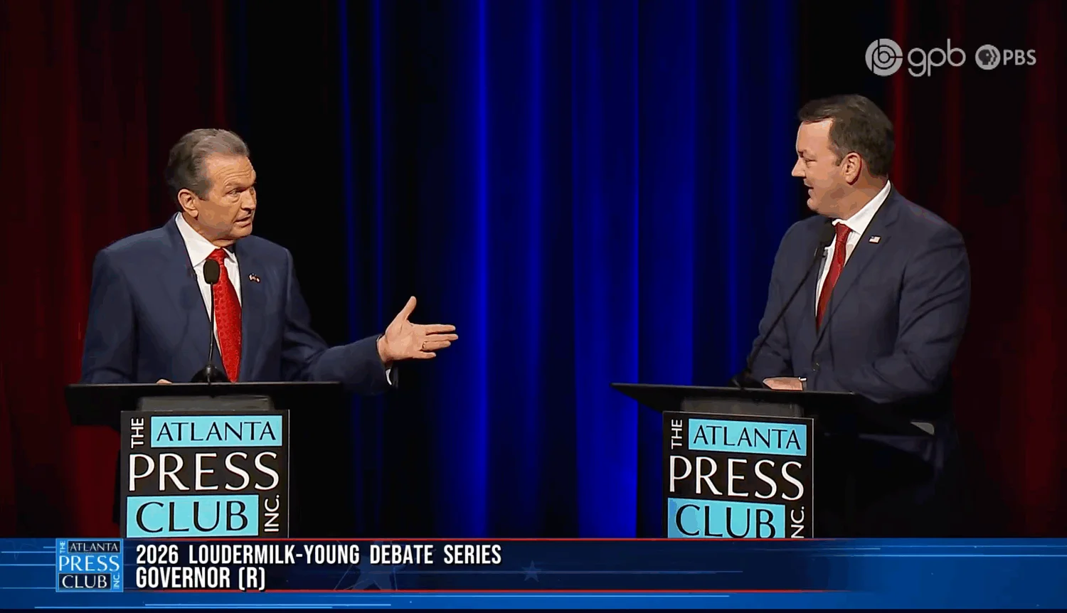 GOP candidates for governor in Georgia clash over the mounds of cash pouring into the race 