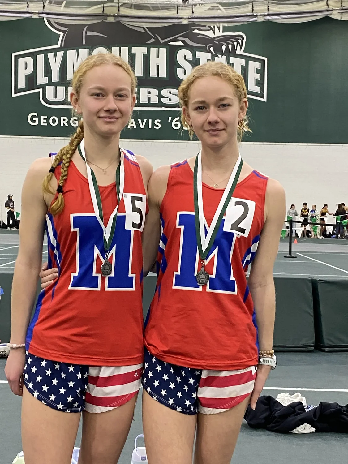 O'Shea sisters set school records, qualify for New England Championships