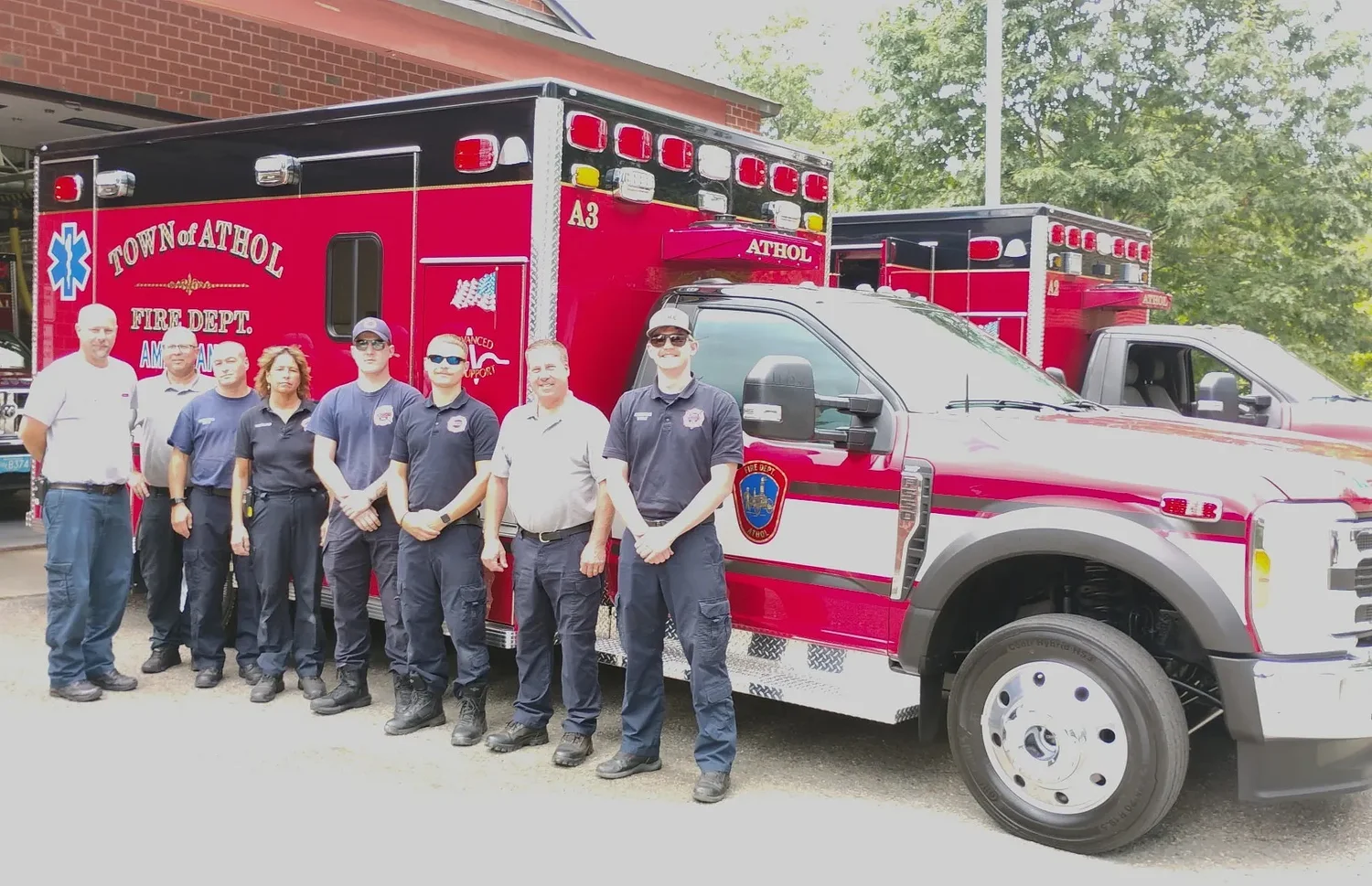 Athol Fire Department receives new ambulance