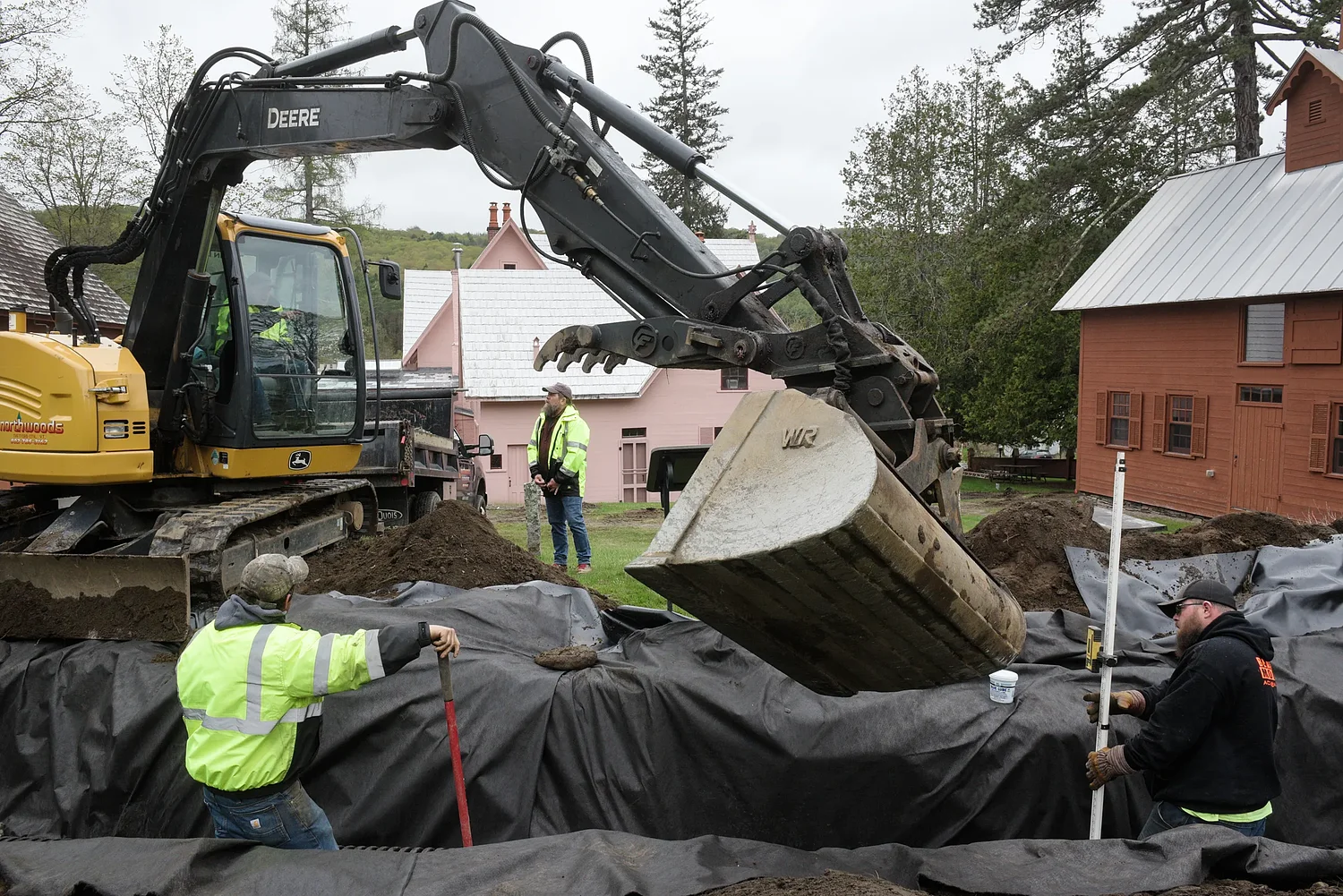 Out & About: Drainage work ongoing at Morrill Homestead in Strafford