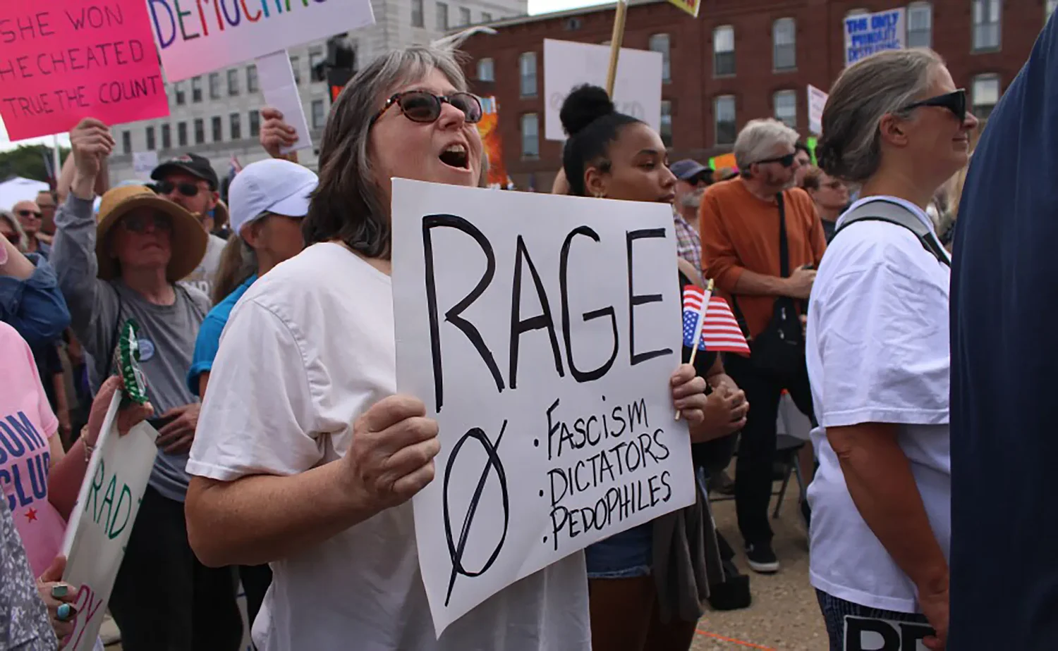 Thousands protest for workers’ rights and unions in New Hampshire