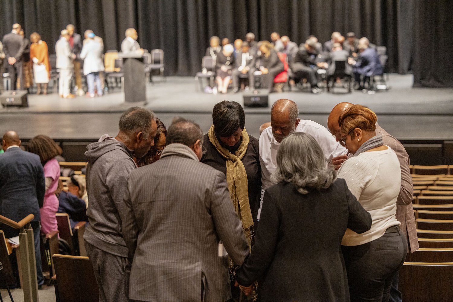 At Jackson prayer service, people of many faiths support Beth Israel after synagogue arson