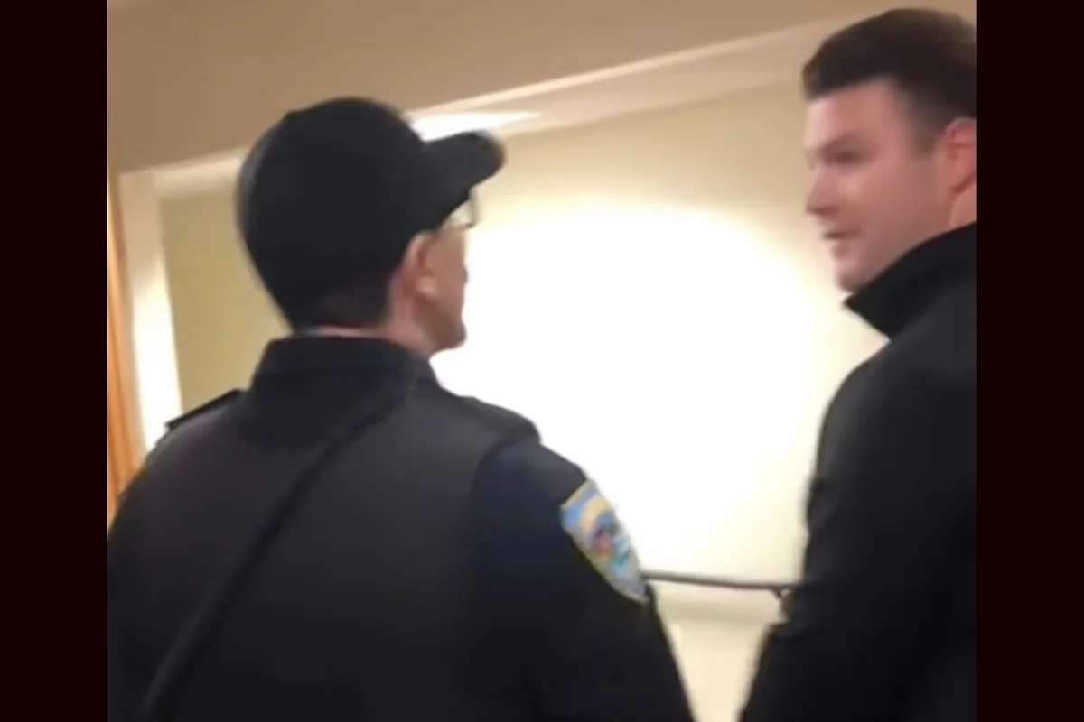 Maine lawyer charged with assaulting activist outside raucous school board meeting
