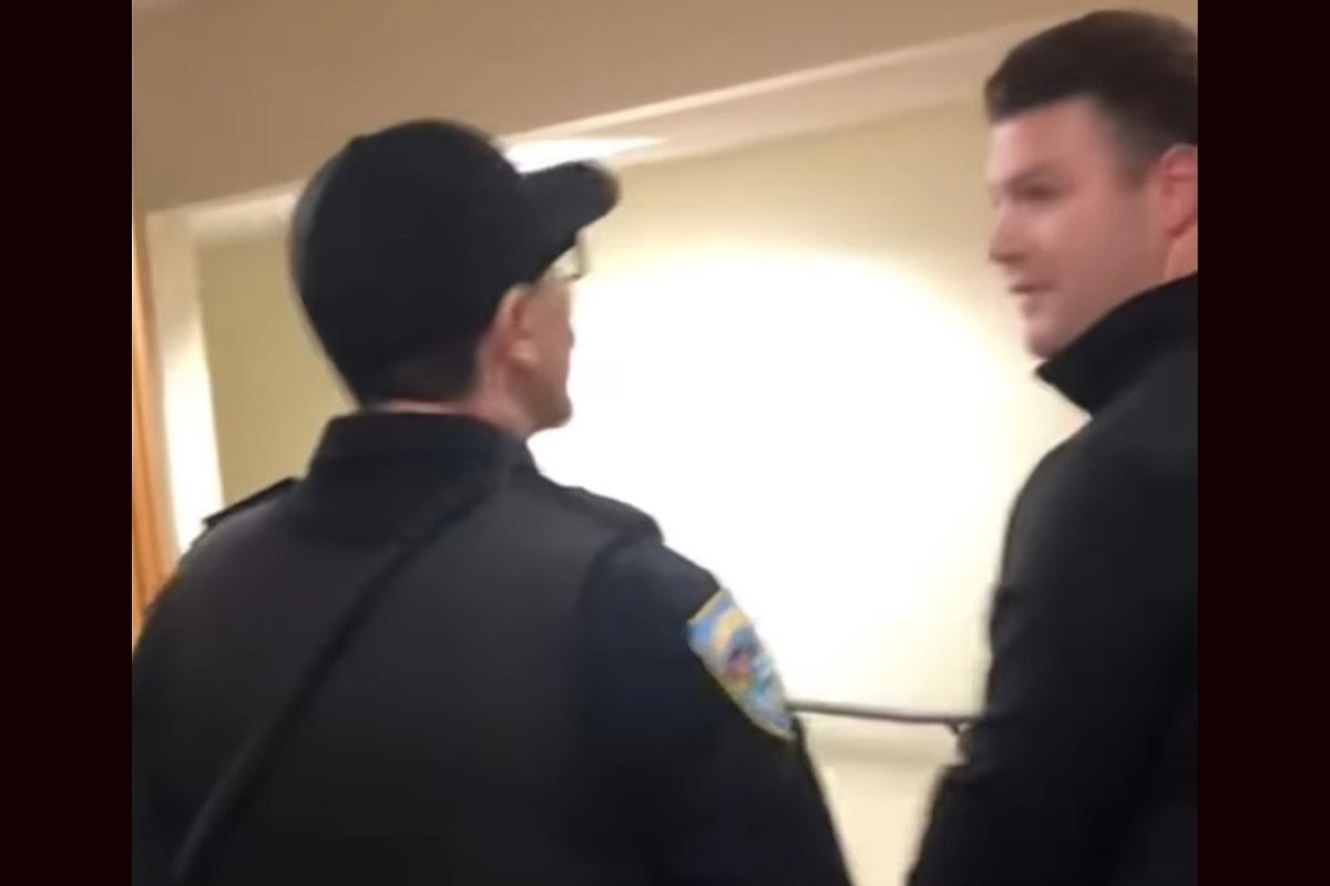 Maine lawyer charged with assaulting activist outside raucous school board meeting