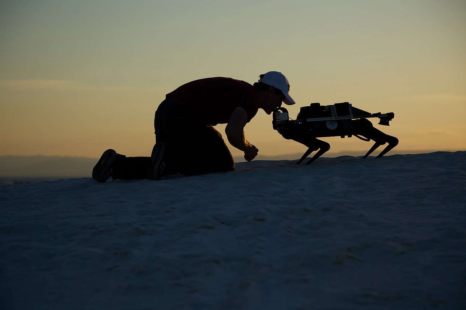 Scientist's best friend: Space-bound robot dog stretches its legs at White Sands National Park