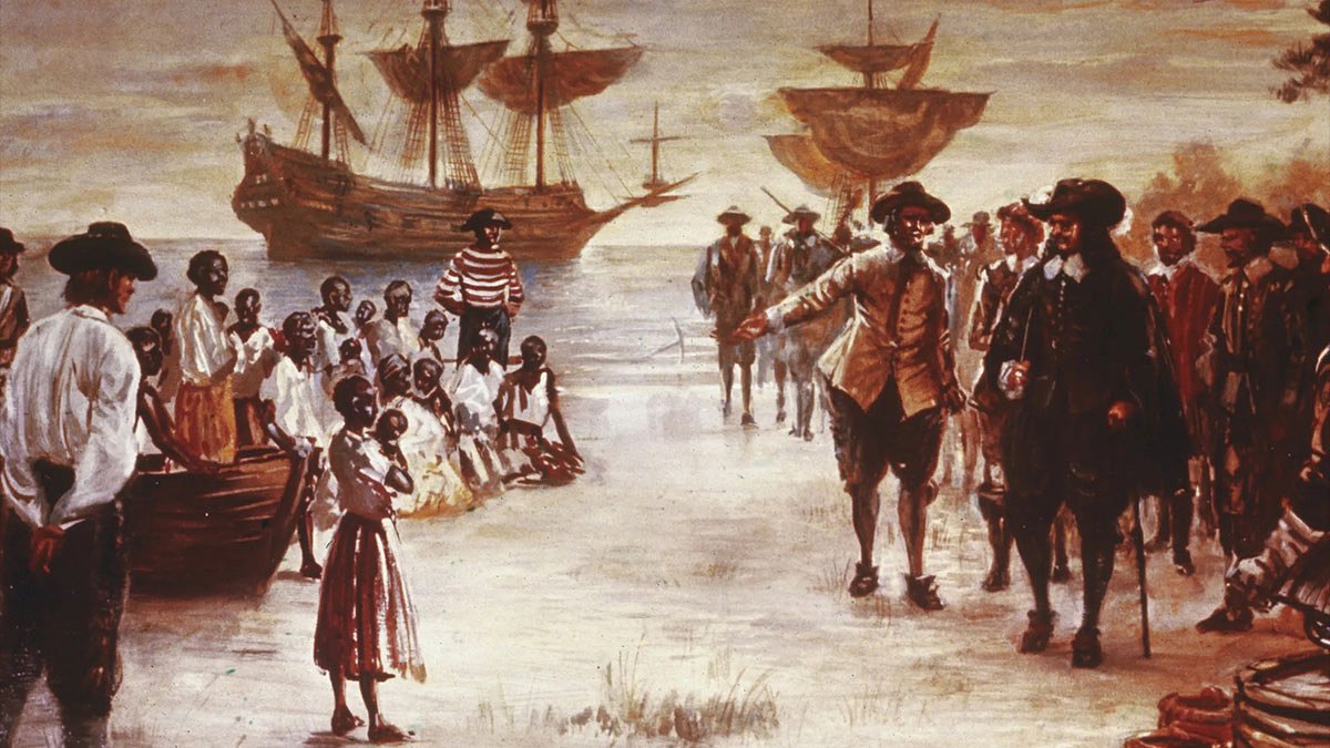 1619: First Africans arrive in Virginia