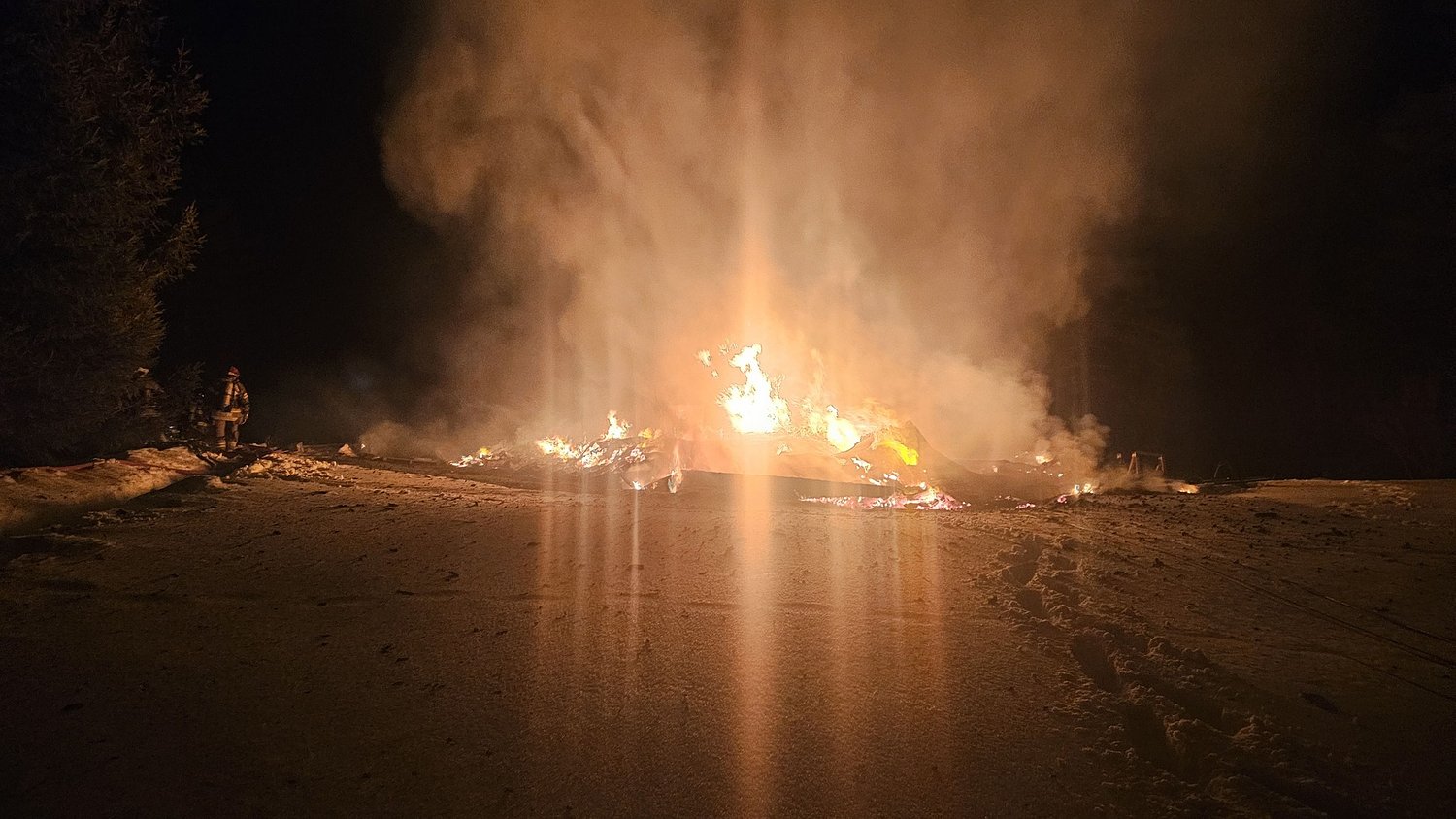 Greenfield home destroyed by fire, resident escapes unharmed