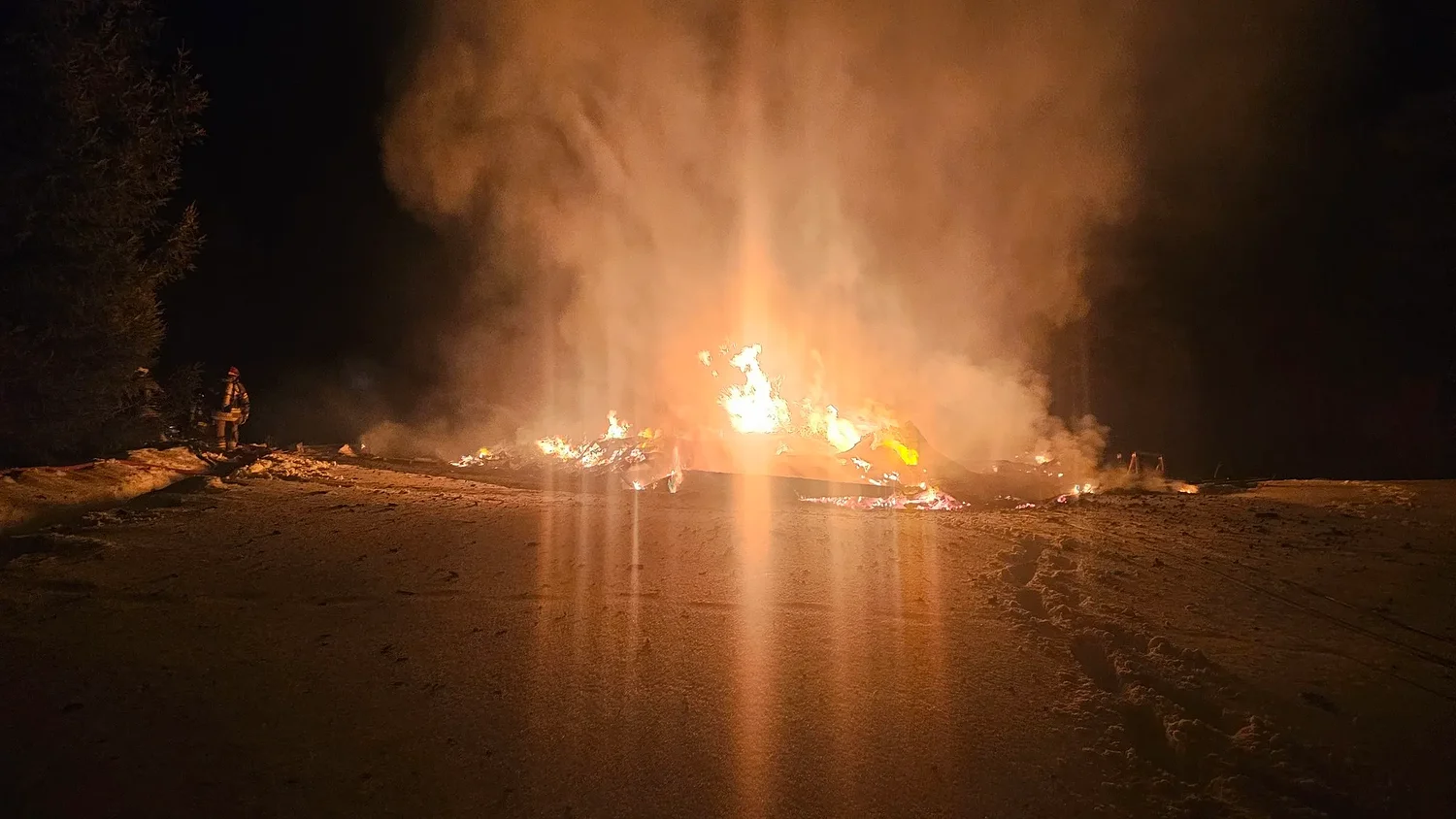 Greenfield home destroyed by fire, resident escapes unharmed