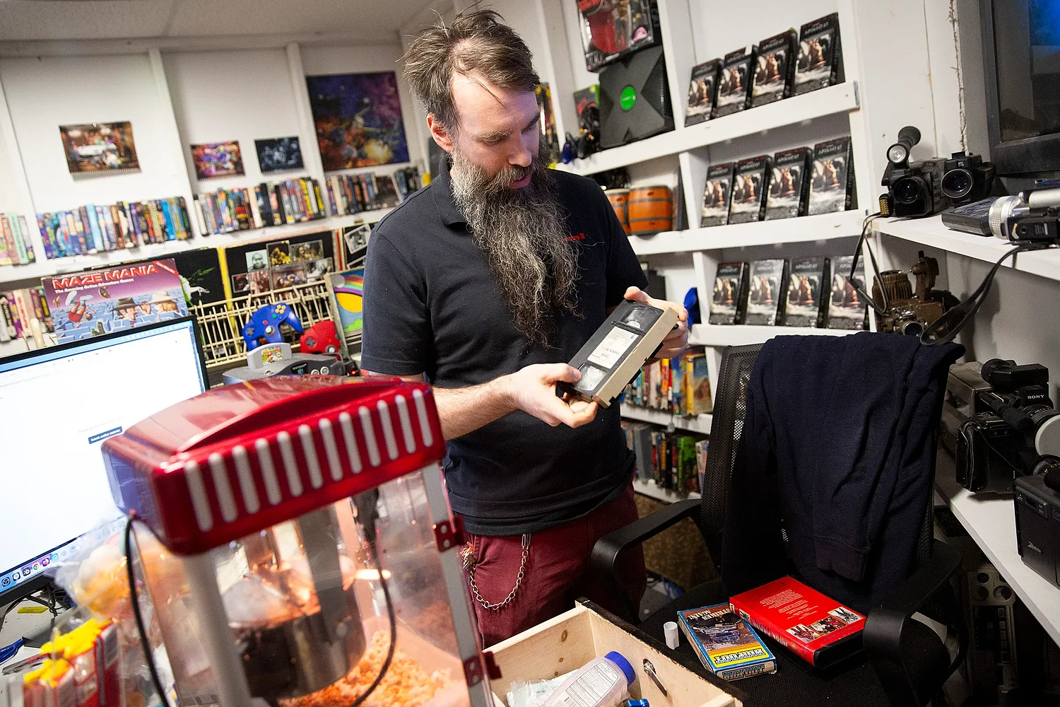 Art Notes: White River Junction video store pop-up offers wacky nostalgia trip