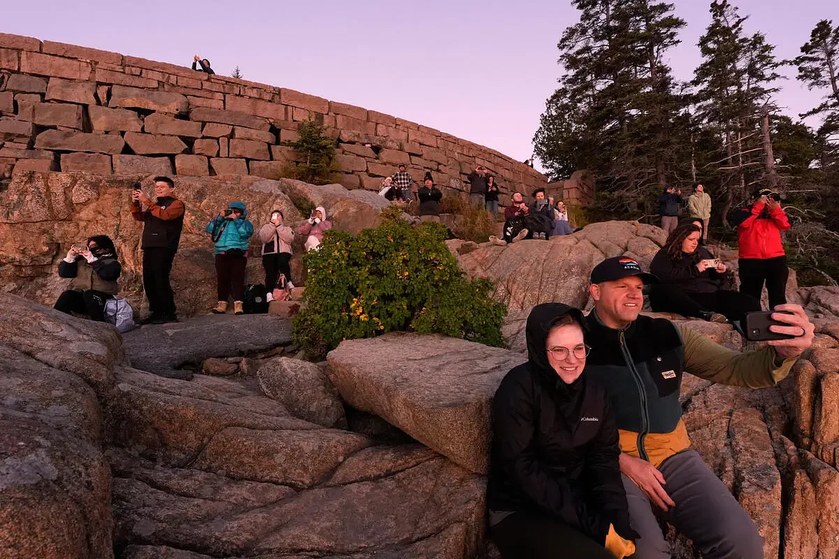 Acadia set new record for total visits in 2025
