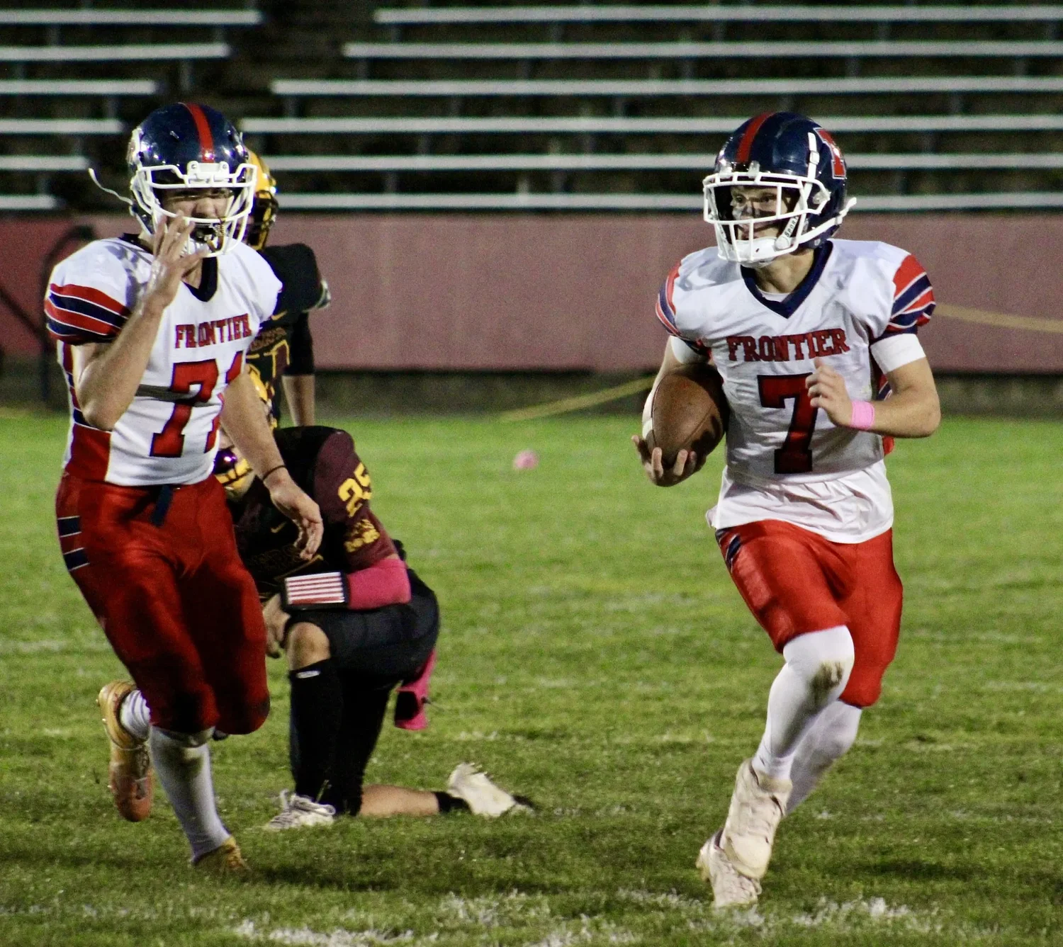 Frontier stays undefeated with 22-6 win over Chicopee