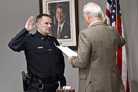 New Dixon deputy police chief sworn in, one officer promoted to sergeant