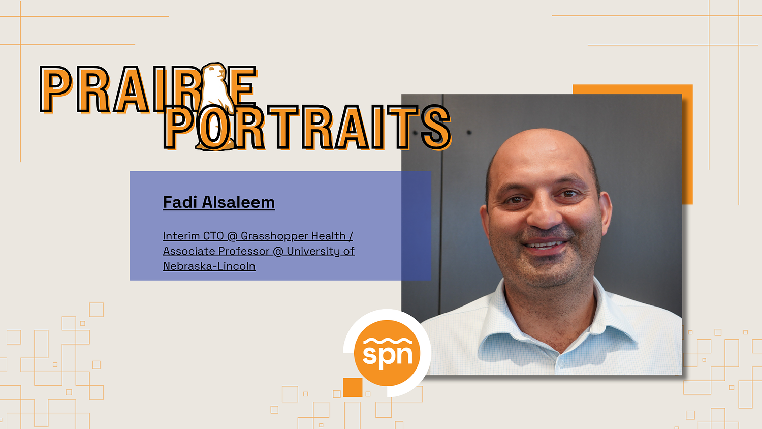 Prairie Portraits: Fadi Alsaleem