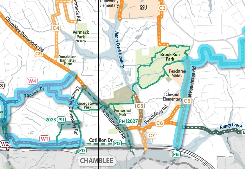 North Peachtree Road path project gets green light from Dunwoody officials