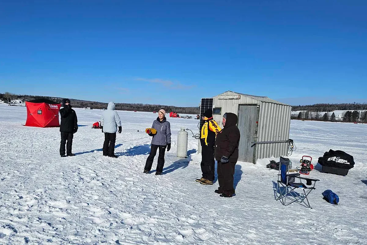 Maine's largest ice fishing derby has record cash purse