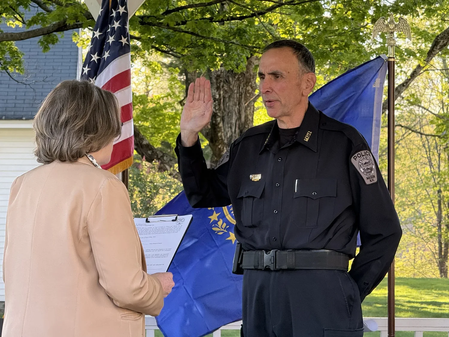 Richard Fortin takes helm as Mason's new police chief