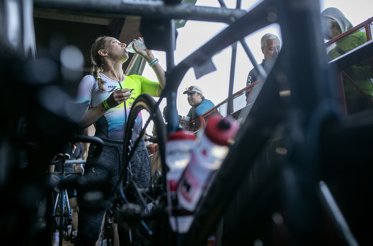 Agawam firefighter finishes 1st in WMass Ironman; water pollution cancels swim leg