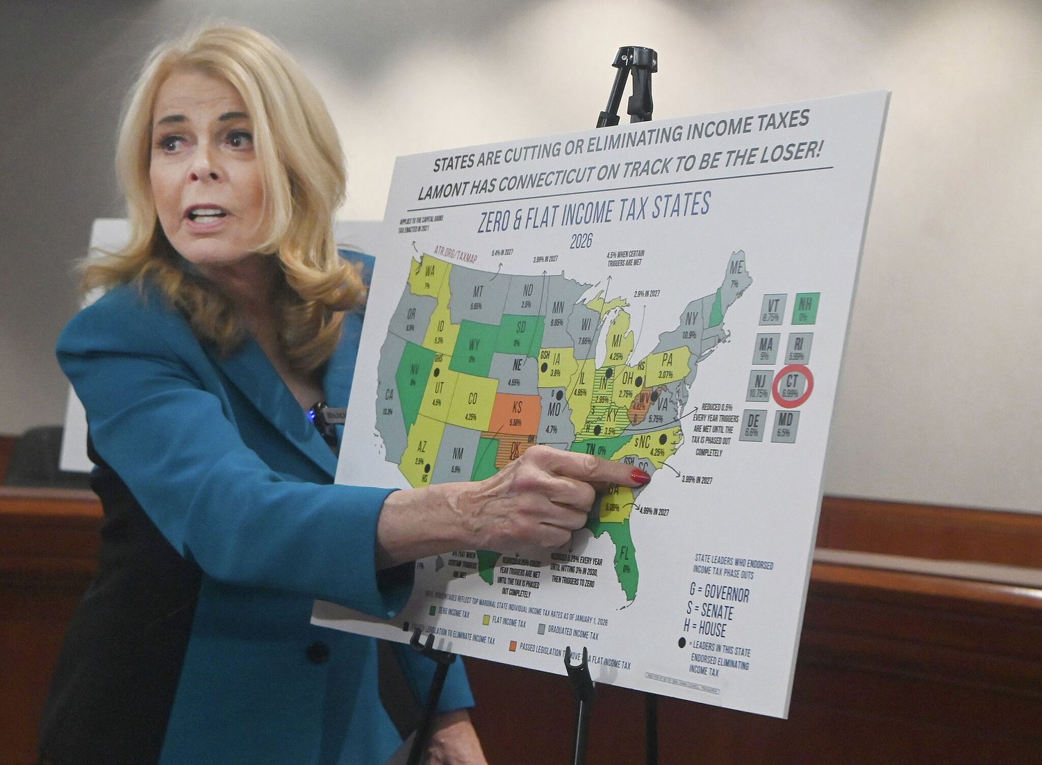Who is Betsy McCaughey, the Connecticut Republican who wants to challenge Gov. Ned Lamont?