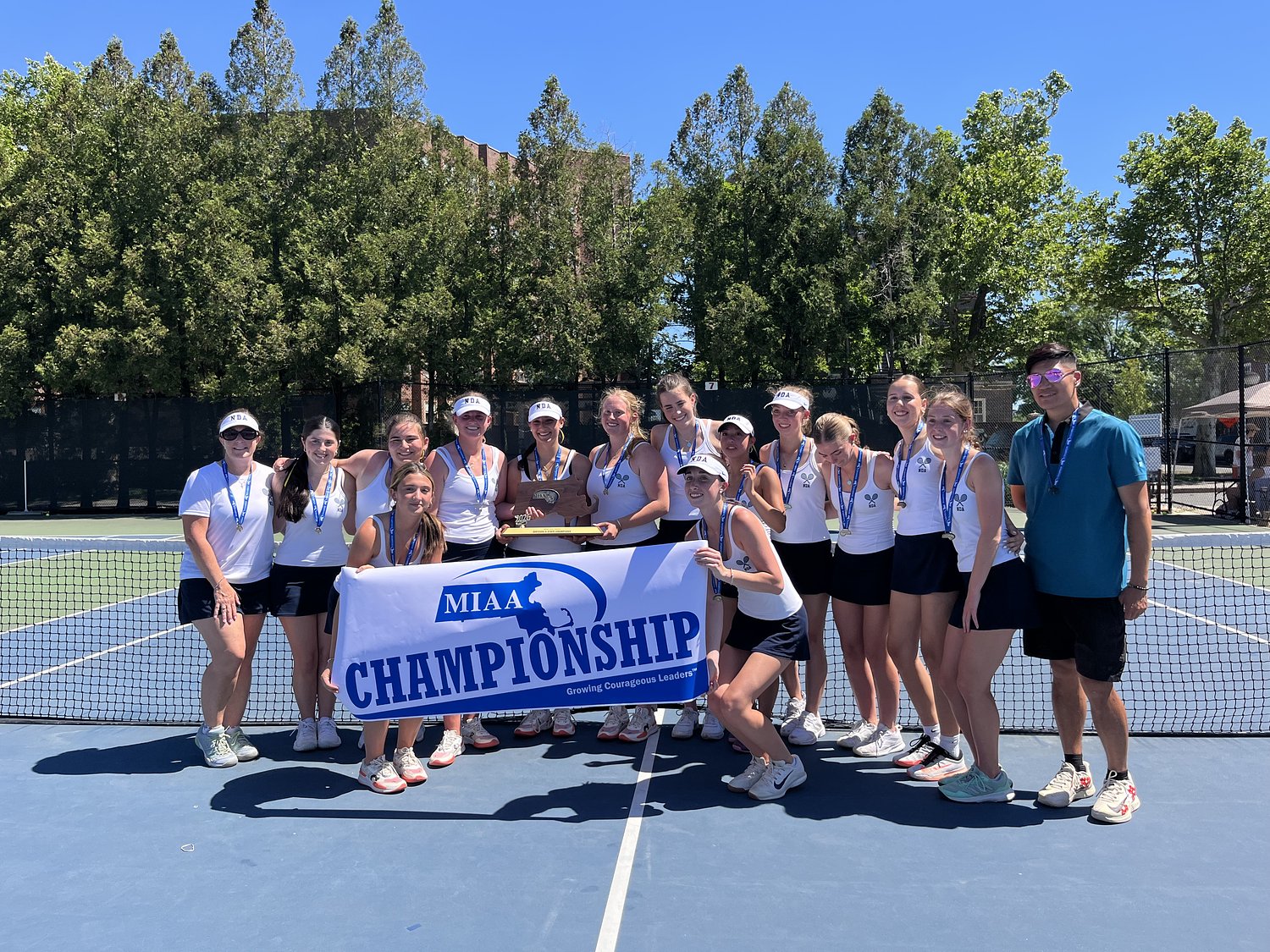 MIAA Tennis Finals: See which teams were crowned as champions across all four divisions