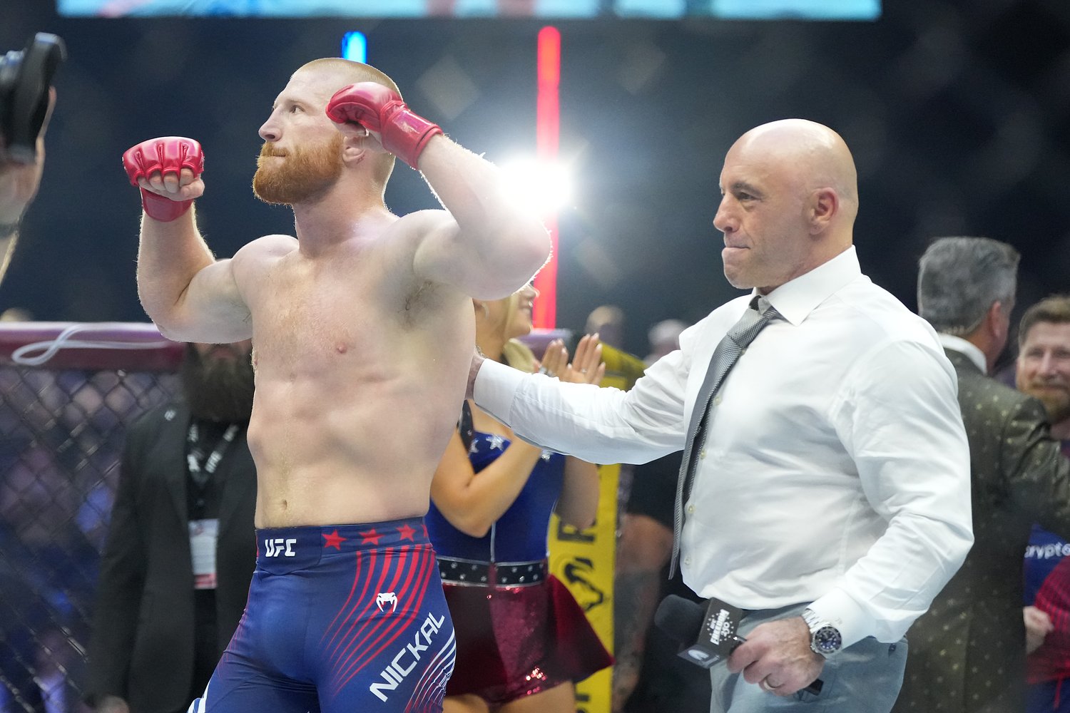 Penn State champ Bo Nickal scores TKO win at UFC Freedom 250 at White House