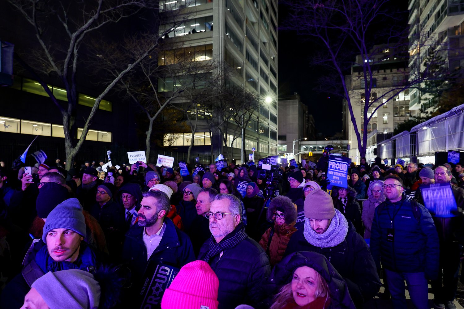 New York Jewish community comes out in solidarity with Park East Synagogue at major rally