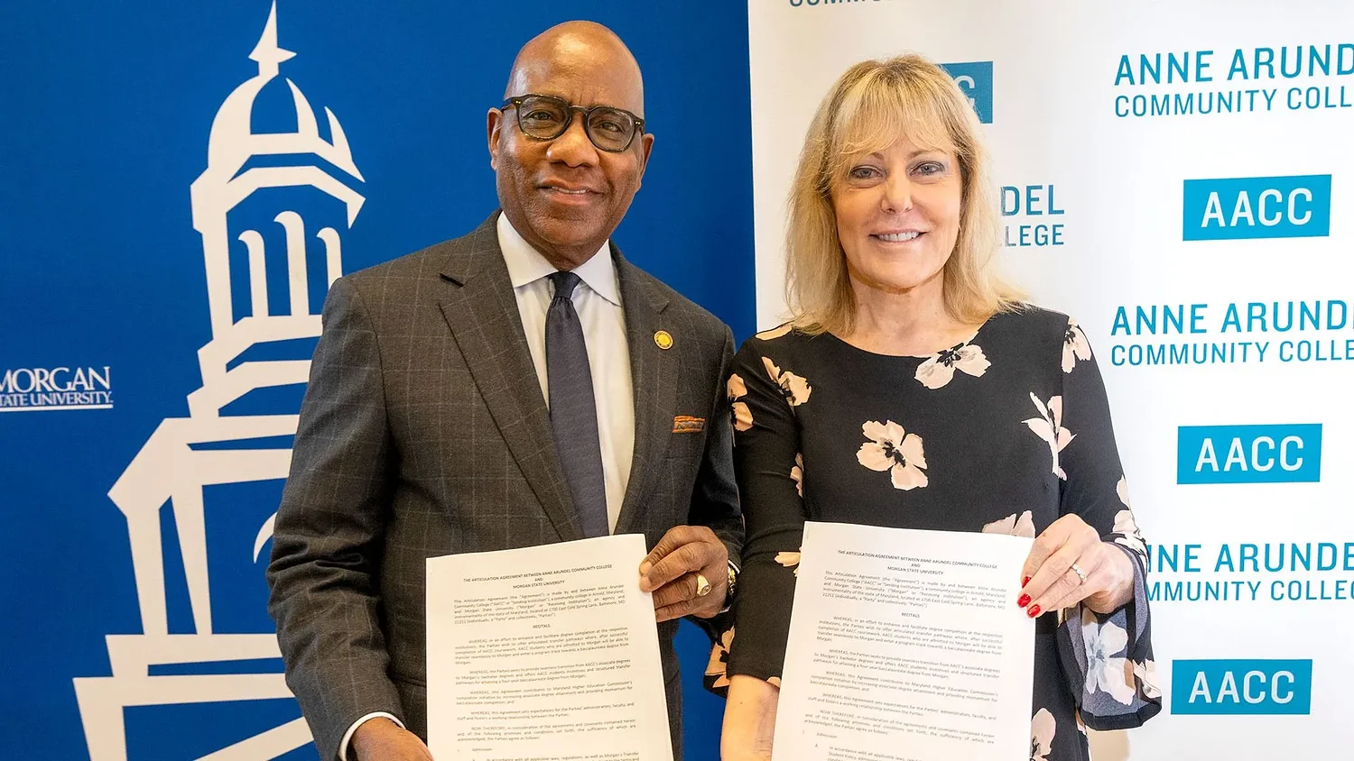 Morgan State University and Anne Arundel Community College begin partnership to help transfer students graduate within four years