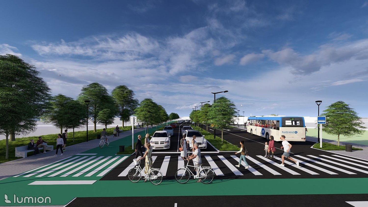 Soluția găsită pentru pista de biciclete de pe Calea Șurii Mari: va trece pe sub viaduct / video