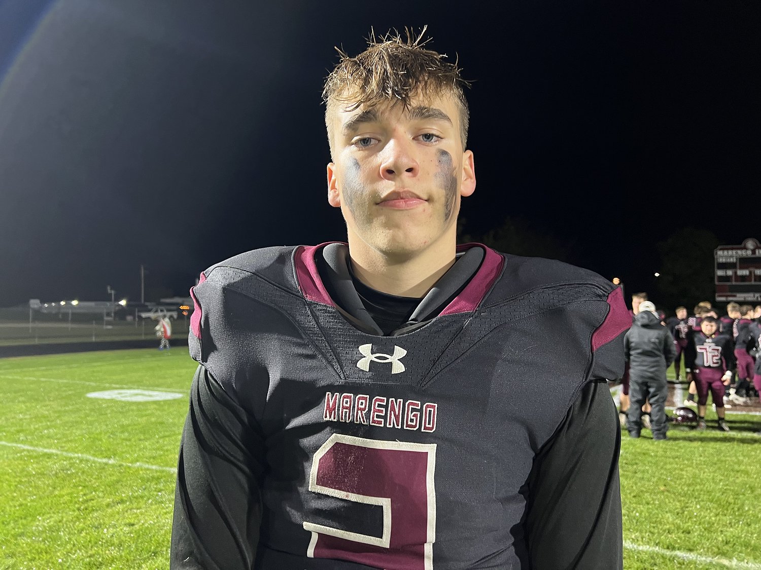 Five turnovers cost Marengo in Class 4A first-round loss to Peoria Notre Dame