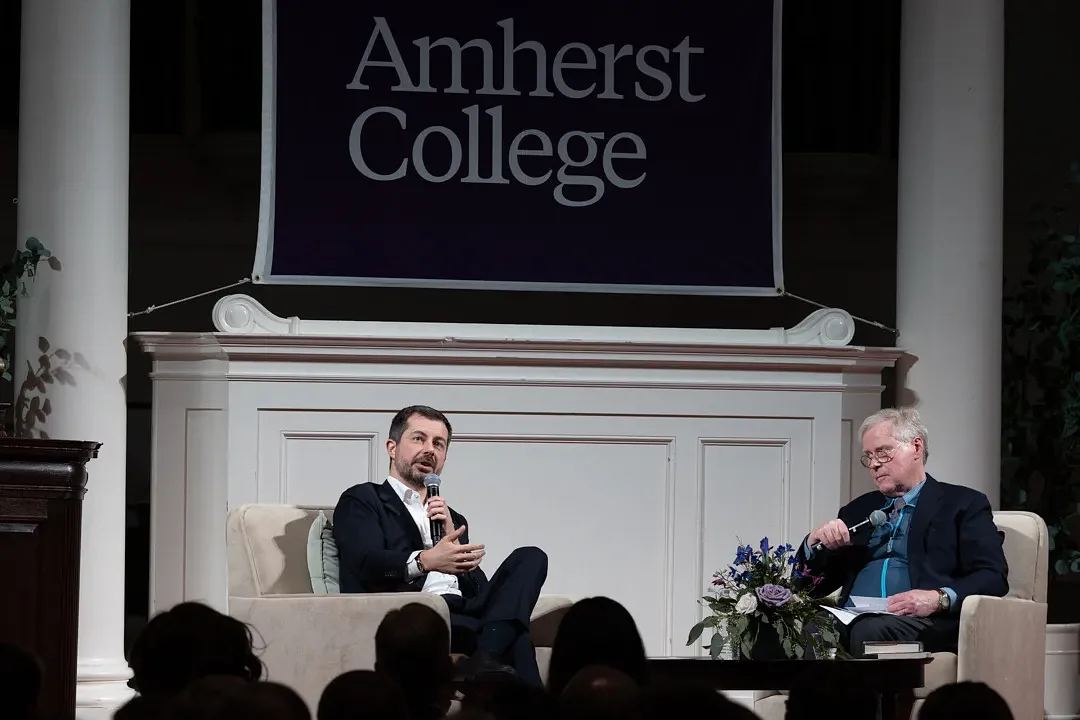 Buttigieg talks life, politics at Amherst College