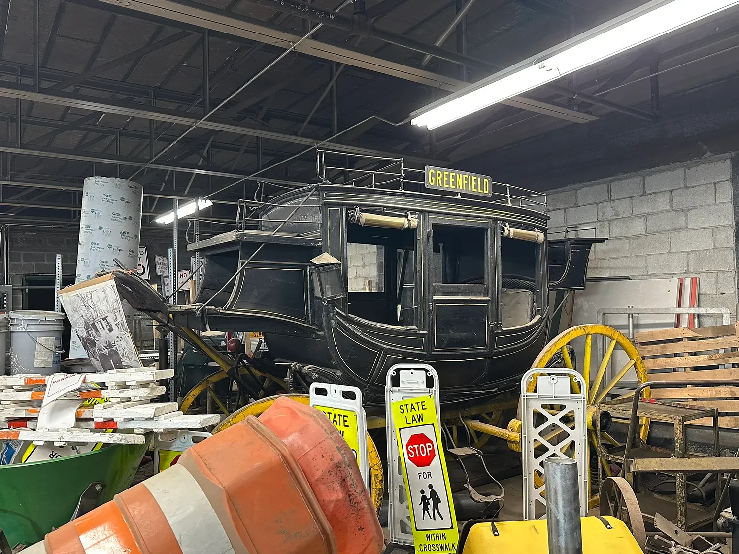 Greenfield Historical Commission seeks home for 19th-century stagecoach