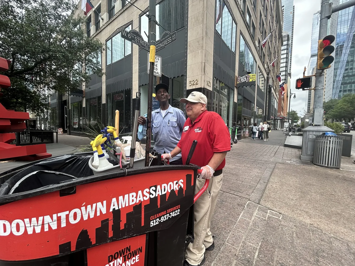 Downtown’s Red Shirts: The workers keep Austin moving and safe 