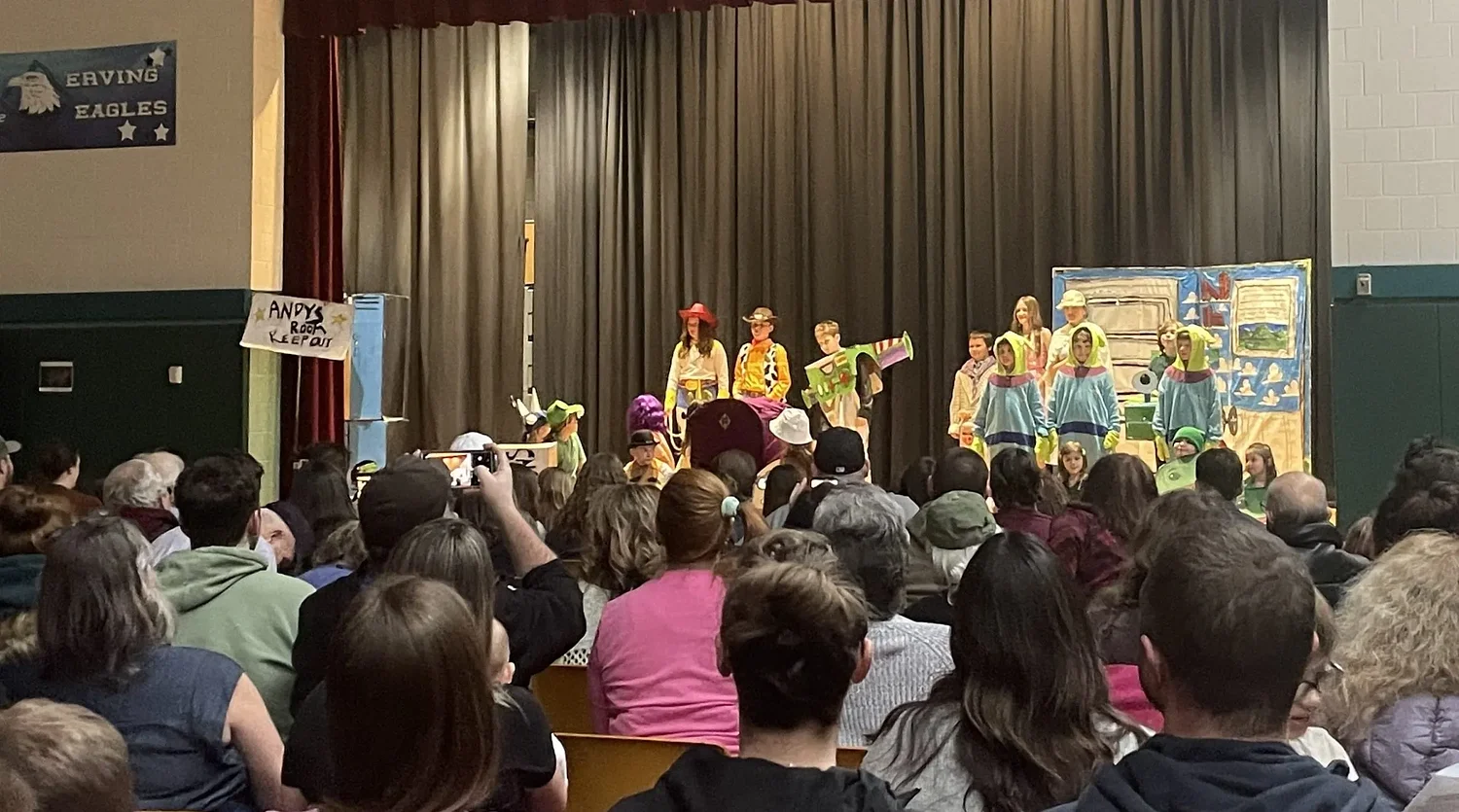 Theater returns to Erving Elementary with 'Toy Story: The Great Red Crayon and Slinky Dog Rescue!'