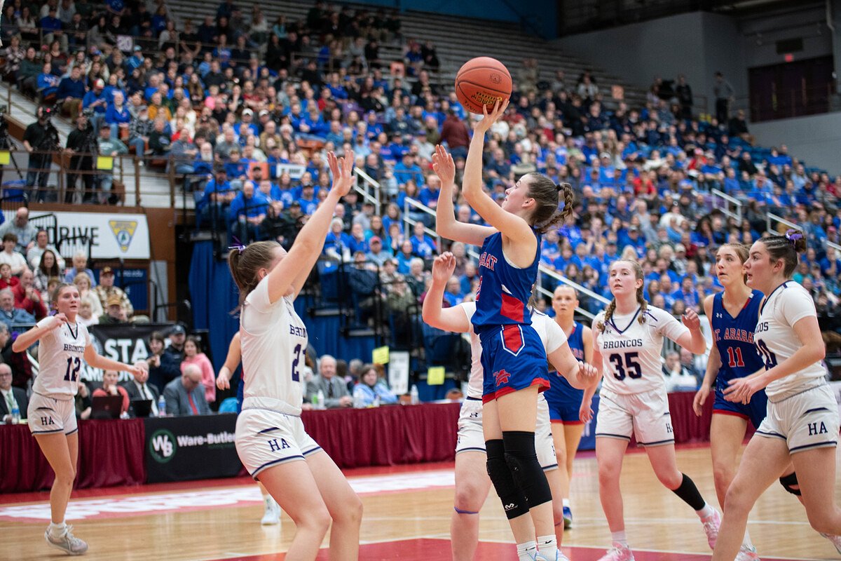 Watch this half-court shot from the Maine high school basketball tournament