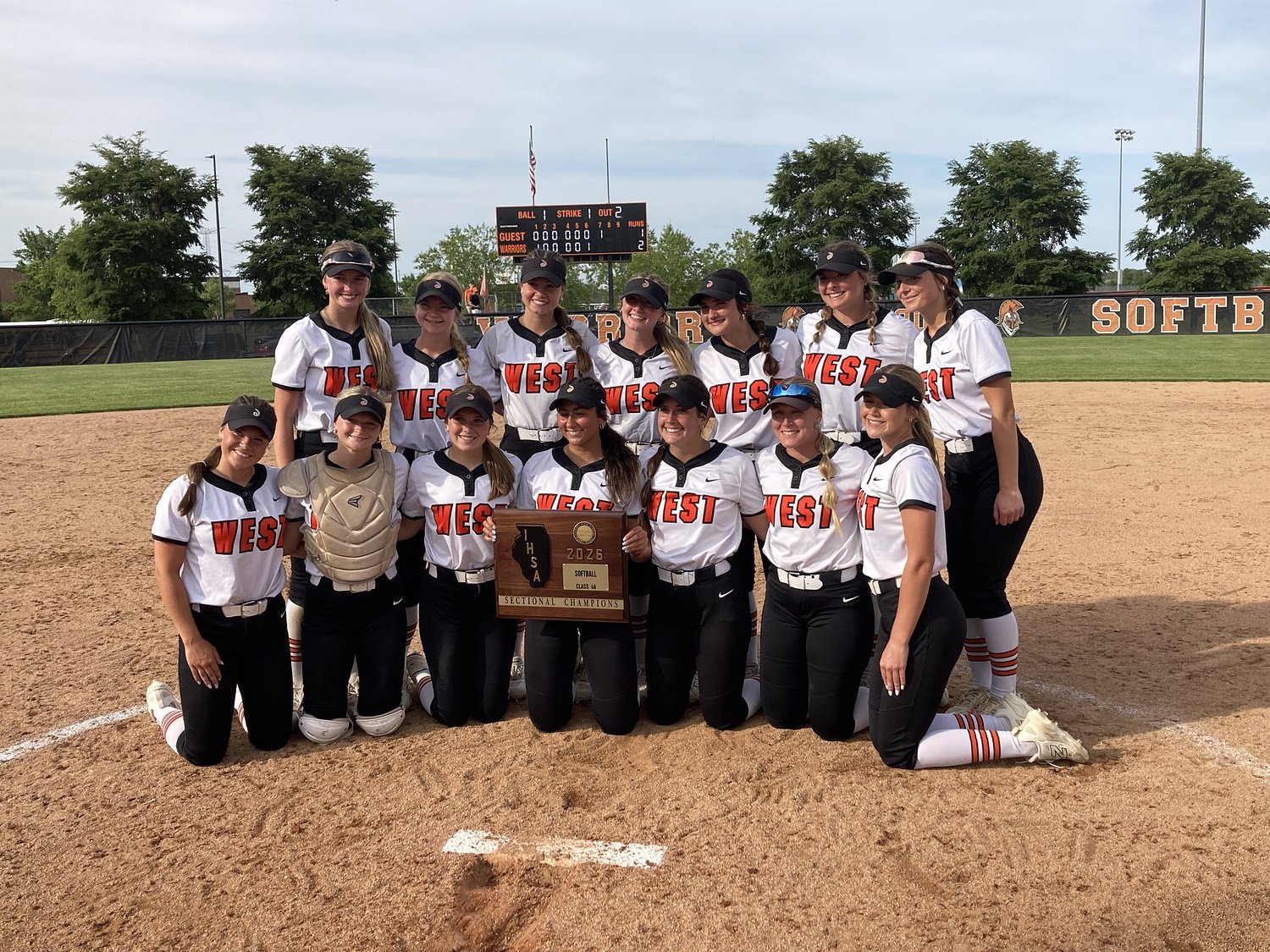 Lincoln-Way West wins first ever sectional title in softball with 2-1 thriller over Lockport