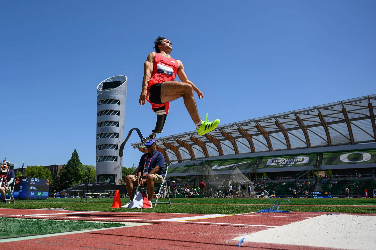 Para-athlete grabs major endorsement, takes long jump title at Hayward