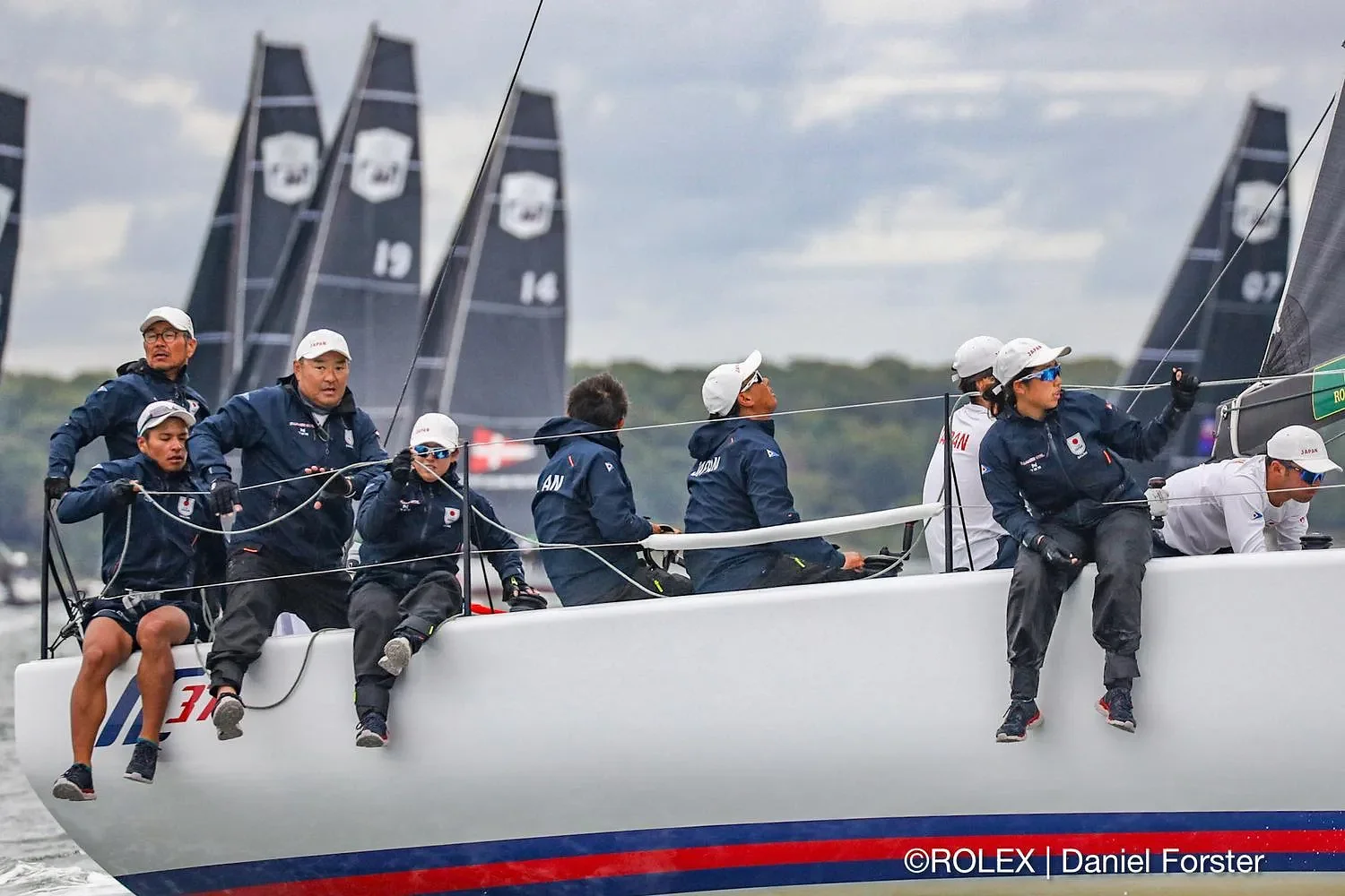 Royal Canadian Yacht Club surges to second place on Day 2 of Rolex NYYC Invitational Cup
