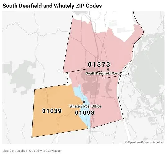 Progress for Whately ZIP code change put on hold