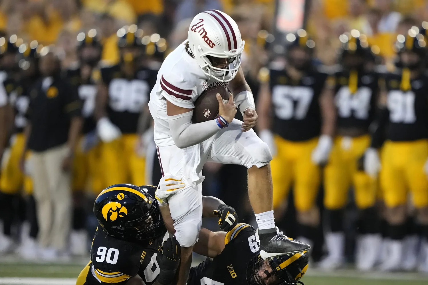 UMass football: Iowa crushes Minutemen 47-7, Kirk Ferentz sets Big Ten coaching record
