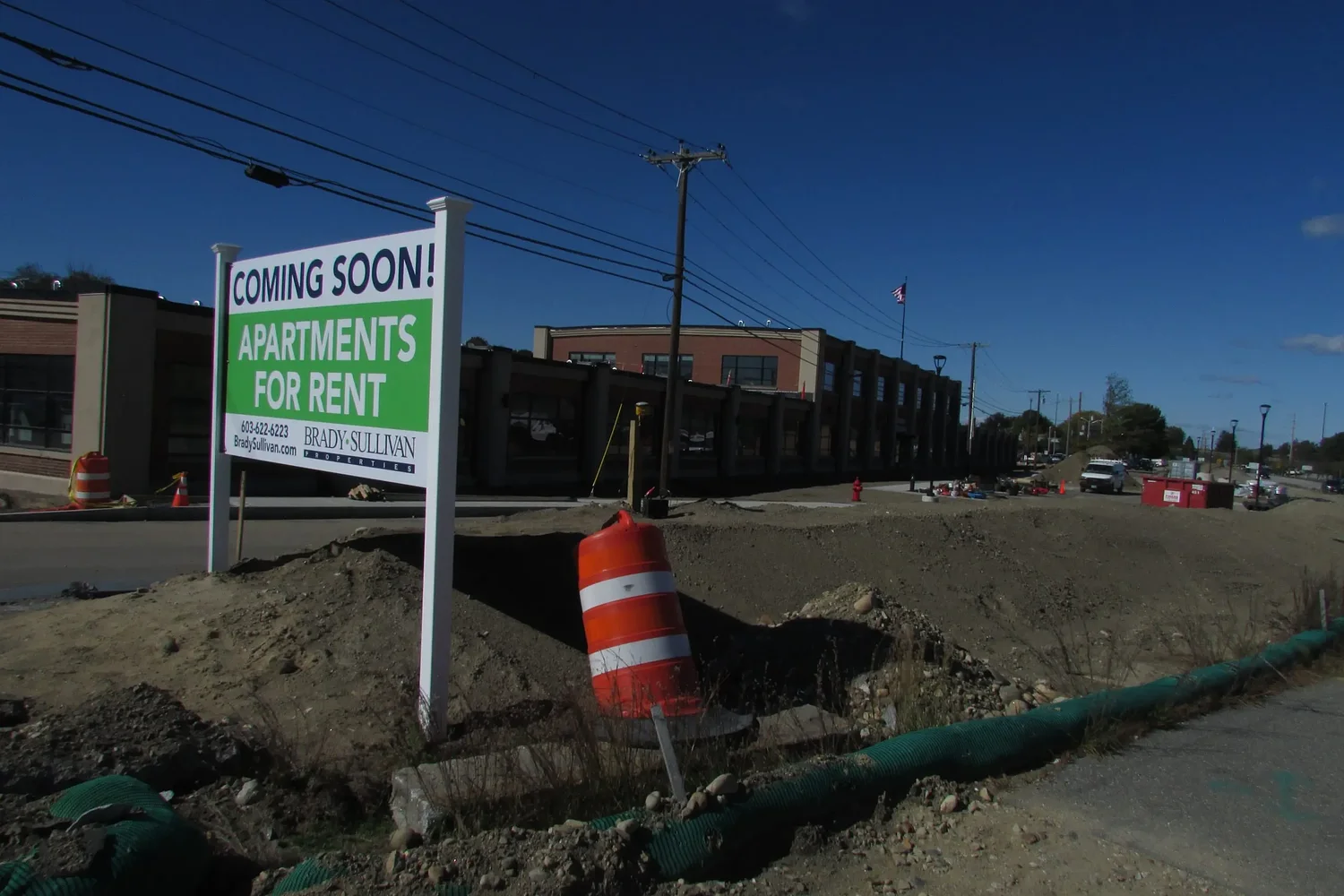 Leasing has begun on 80 almost-finished apartments at former DOT buildings in Concord